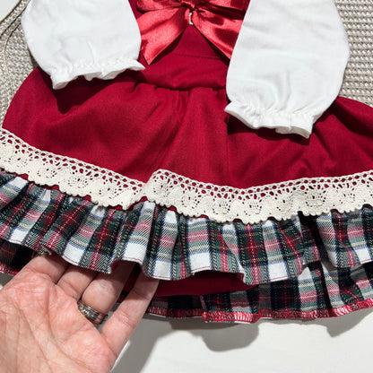 Conjunto Natal Fofo e camisa - 3 aos 12M