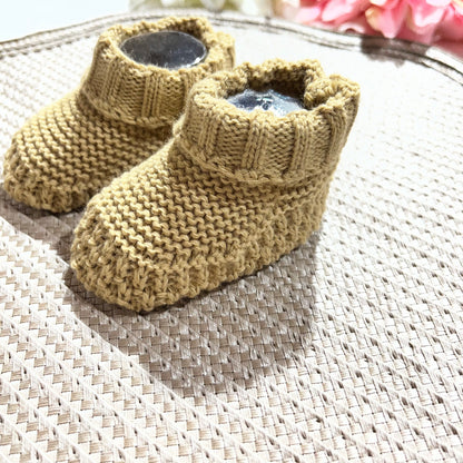 Conjunto Tricot  para bebé - 1 aos 6M - Camel