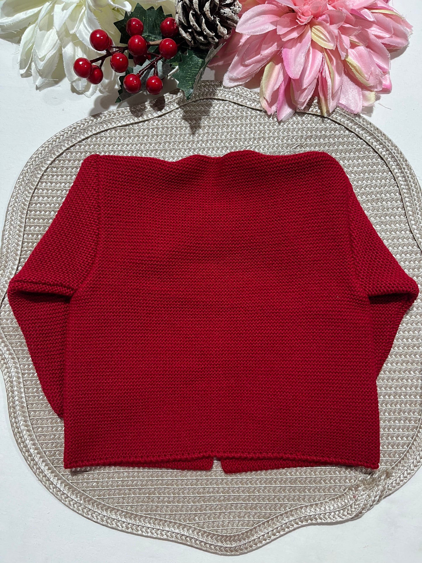 Casaco Pompom para bebé - 3 aos 12M