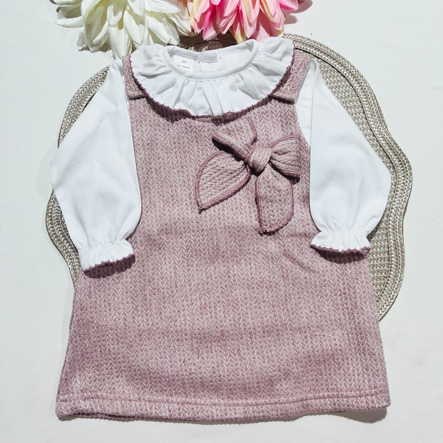 Vestido Joana para bebé - 6 e 12M