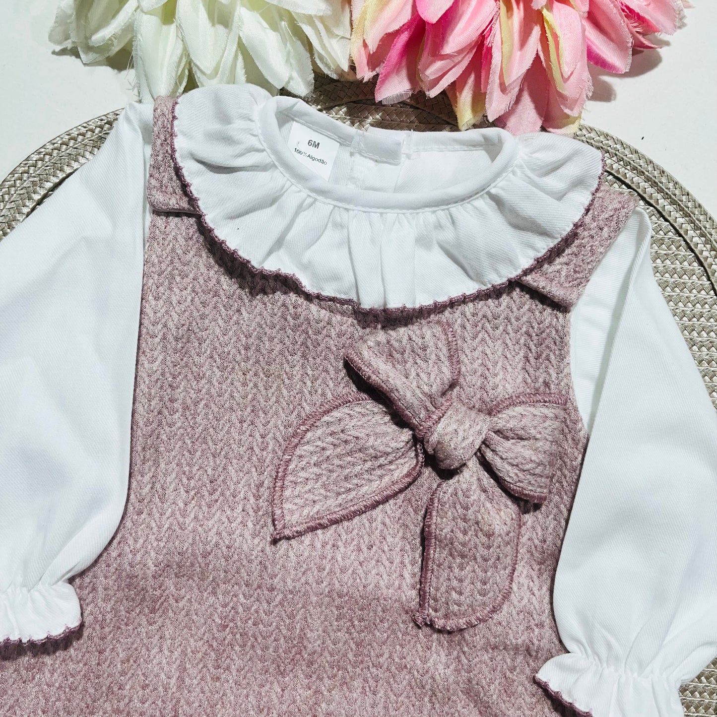 Vestido Joana para bebé - 6 e 12M