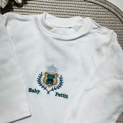 Conjunto Alex para bebé - Verde - 6 e 12M