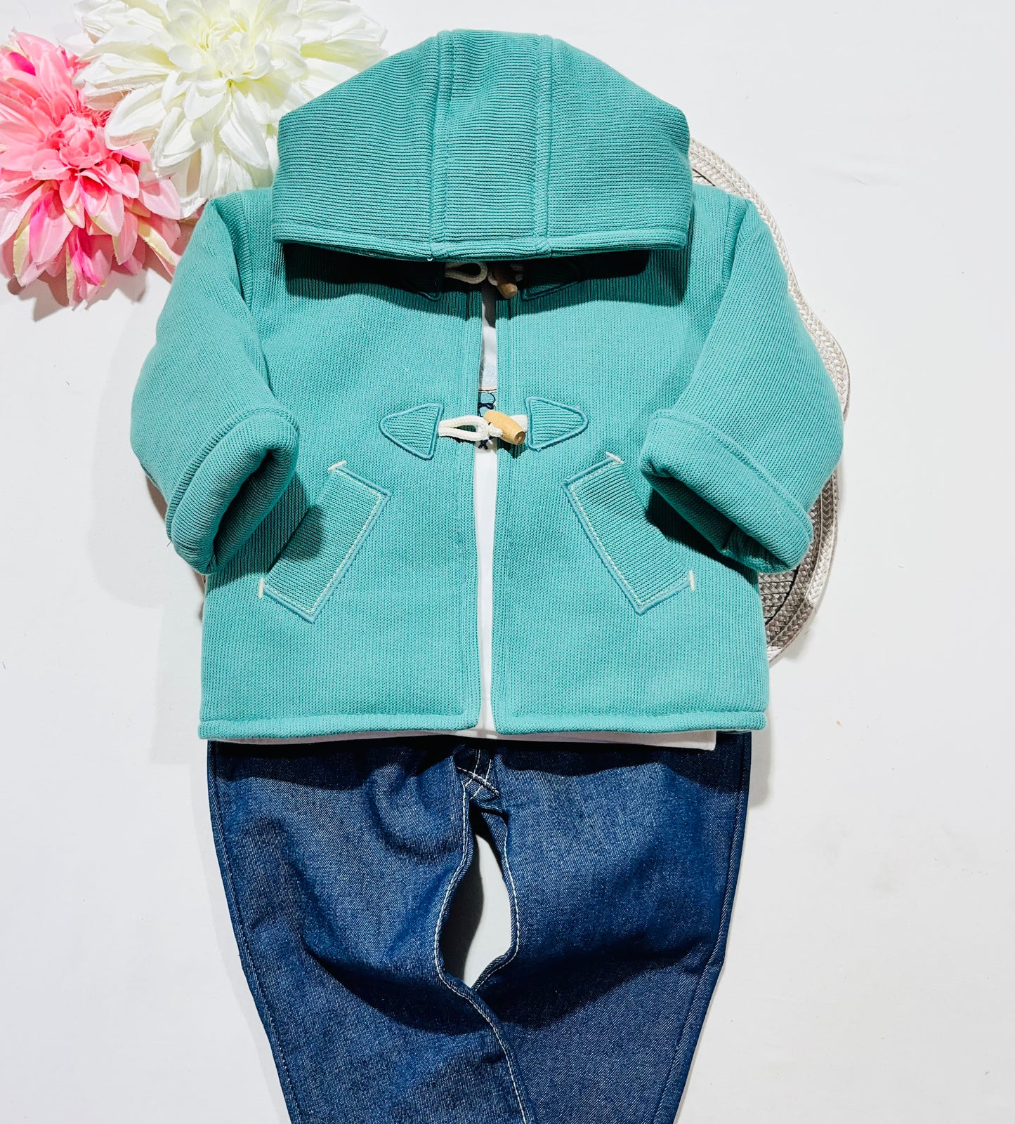 Conjunto Alex para bebé - Verde - 6 e 12M