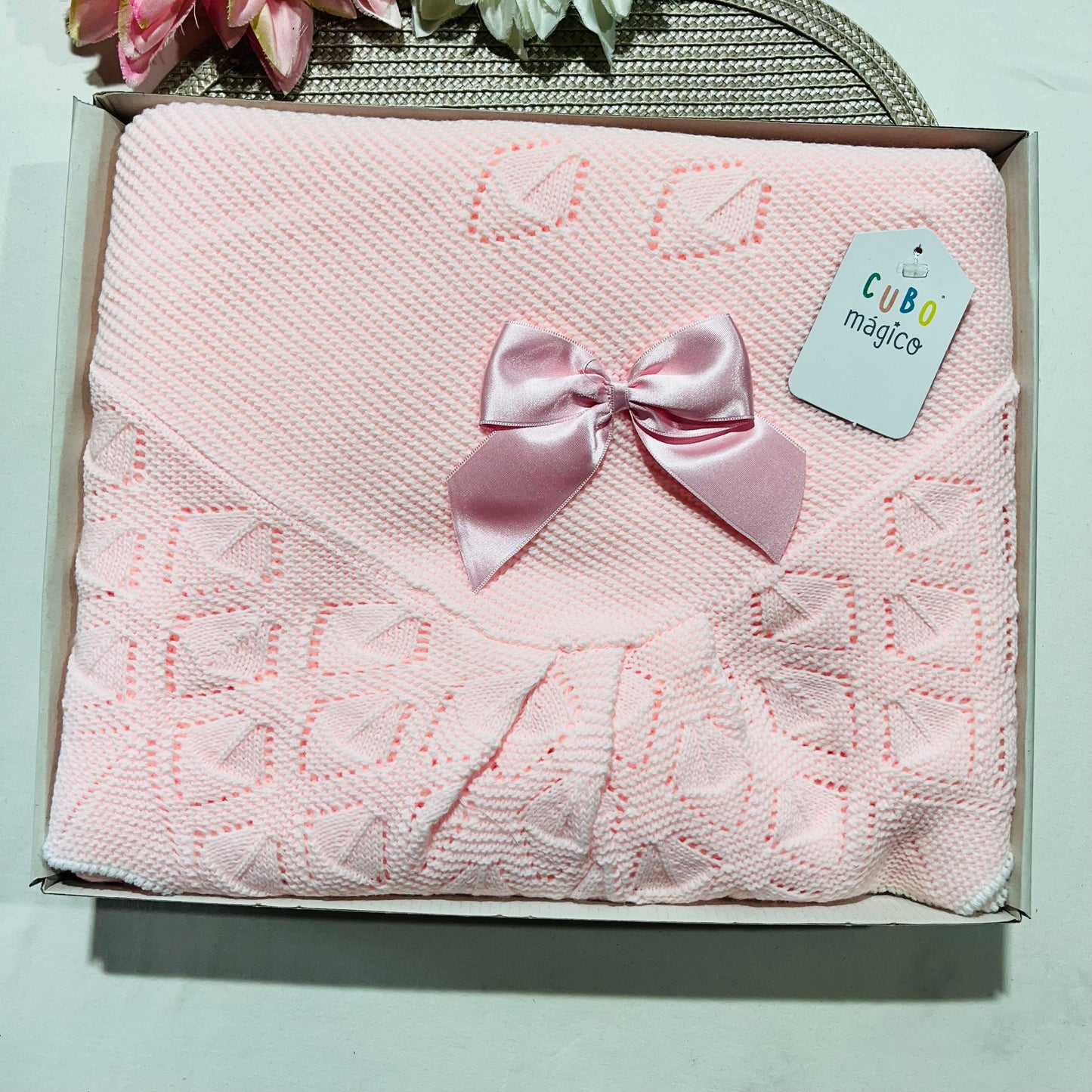 Xaile de bebé em malha - Várias cores