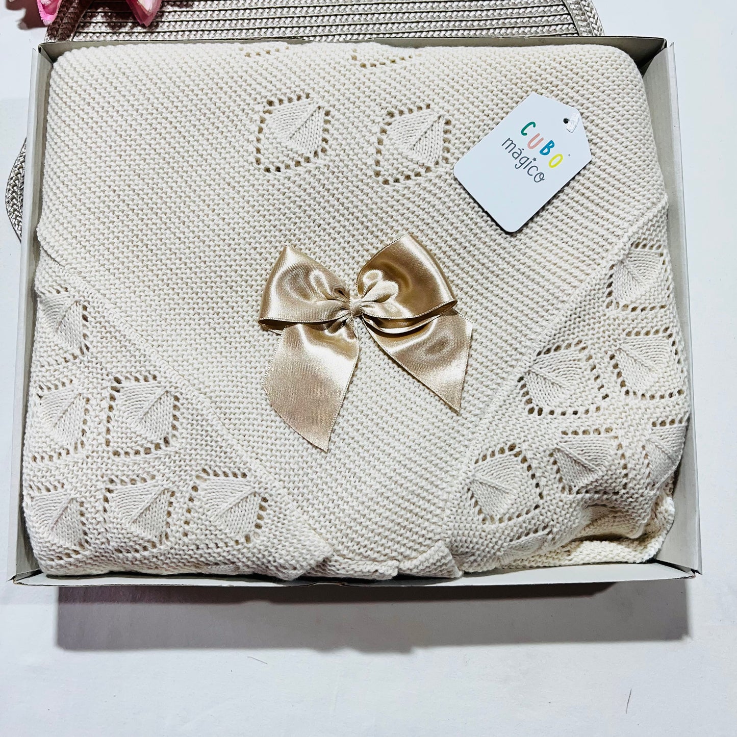 Xaile de bebé em malha - Várias cores