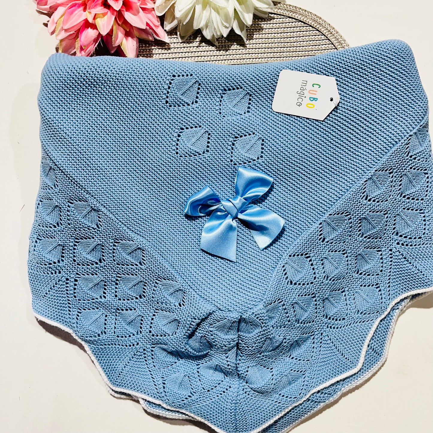 Xaile de bebé em malha - Várias cores