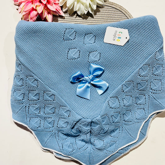 Xaile de bebé em malha - Várias cores