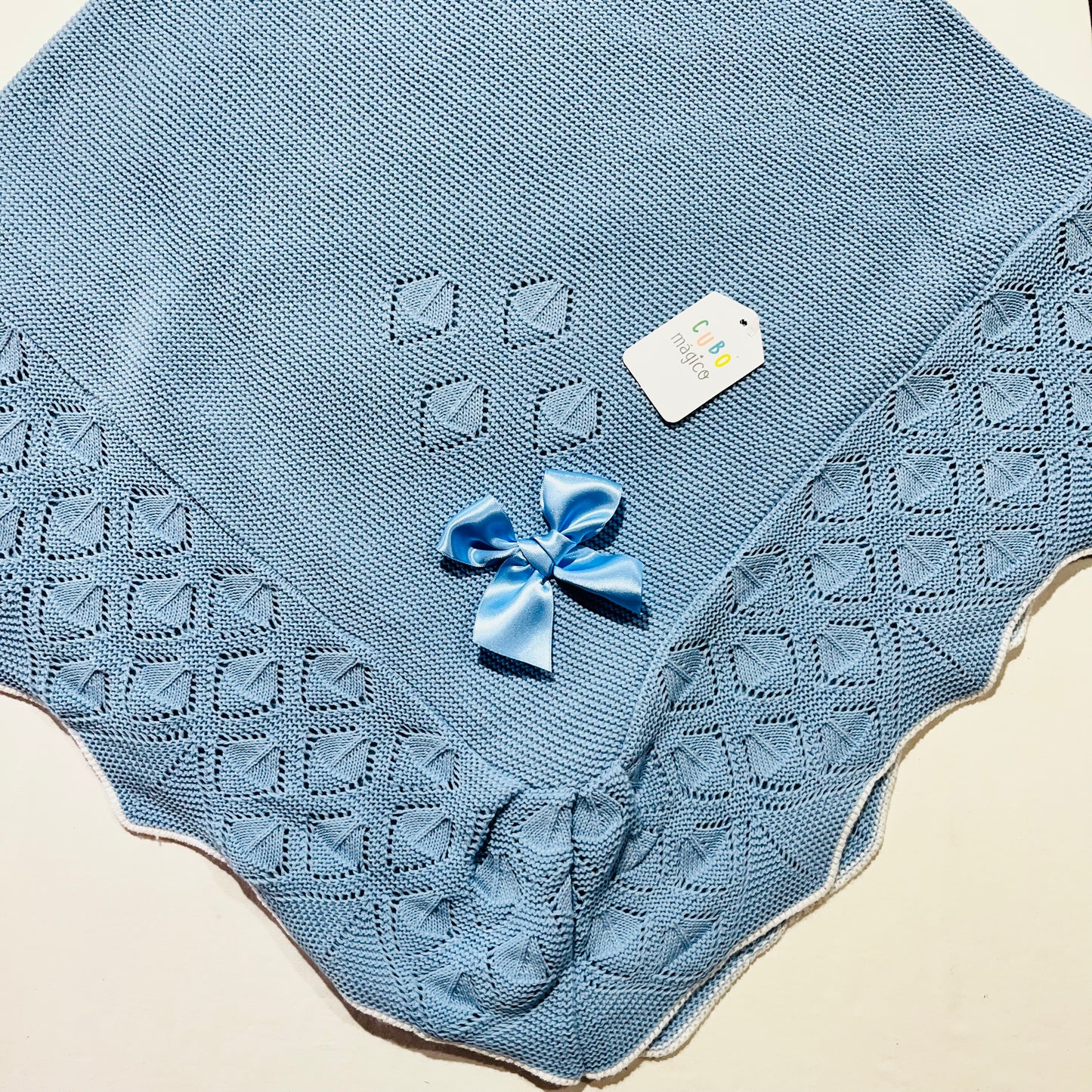 Xaile de bebé em malha - Várias cores