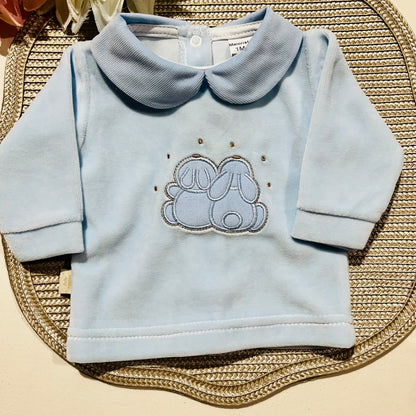 Conjunto Coelhinho para bebé - Azul - 1