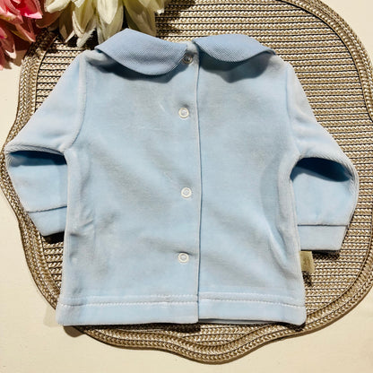 Conjunto Coelhinho para bebé - Azul - 1