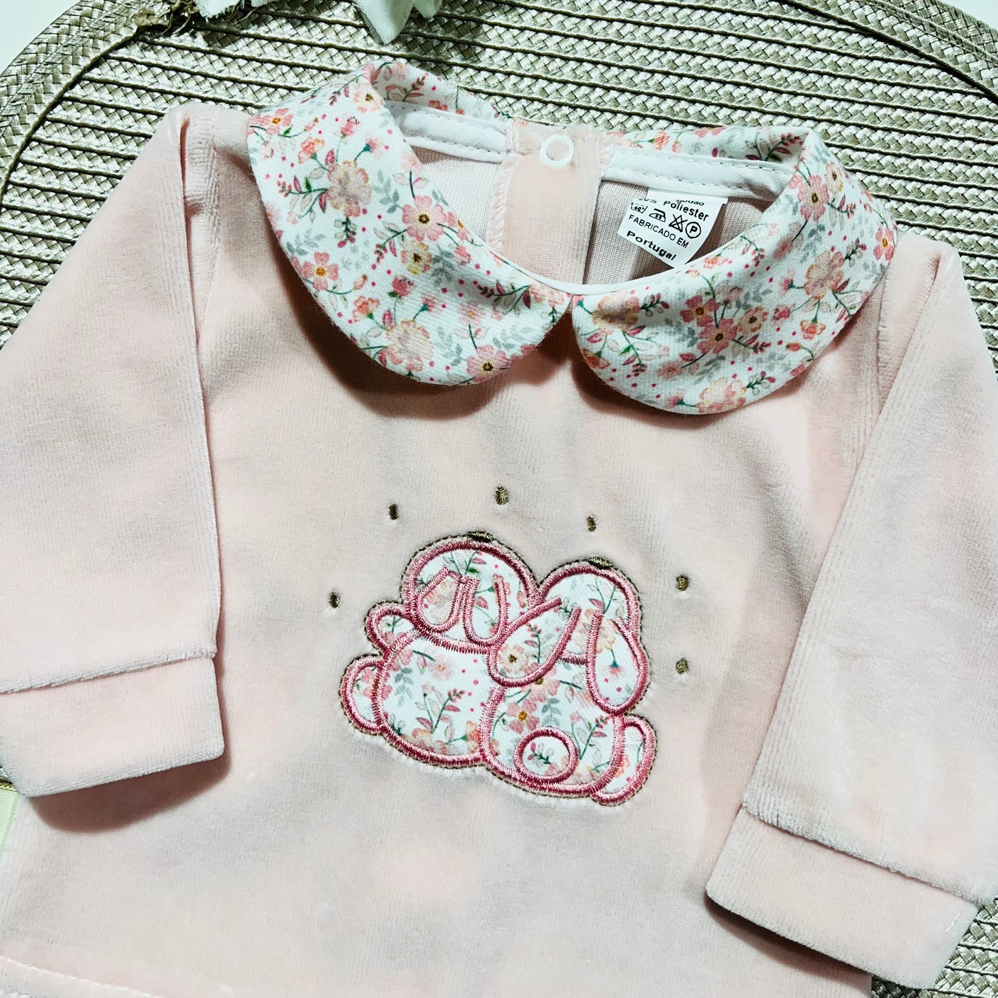 Conjunto Coelhinho para bebé - Rosa - 1 aos 6M