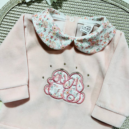 Conjunto Coelhinho para bebé - Rosa - 1 aos 6M