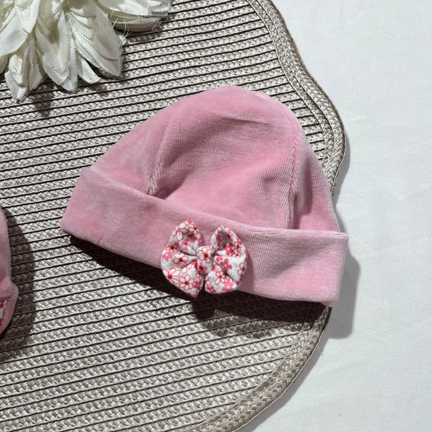 Conjunto para bebé  coelhinha  - 1 aos 6M - Rosa velho