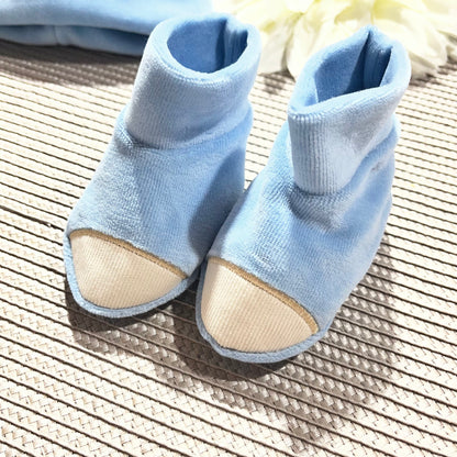 Conjunto para bebé  Pinguim  - 1 aos 6M - Azul cobalto