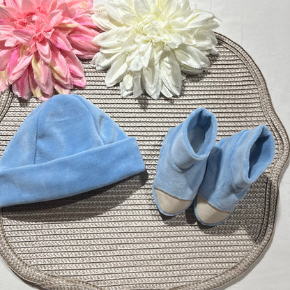 Conjunto para bebé  Pinguim  - 1 aos 6M - Azul cobalto