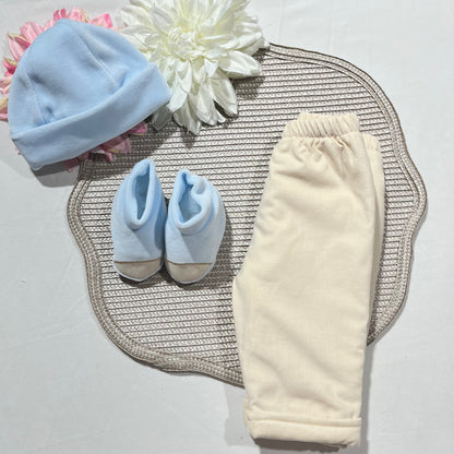 Conjunto para bebé  Pinguim  - 1 aos 6M - Azul bebé