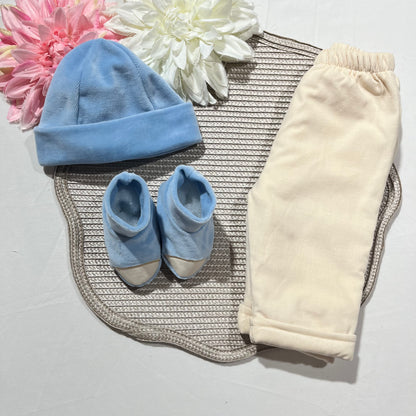 Conjunto para bebé  Pinguim  - 1 aos 6M - Azul cobalto