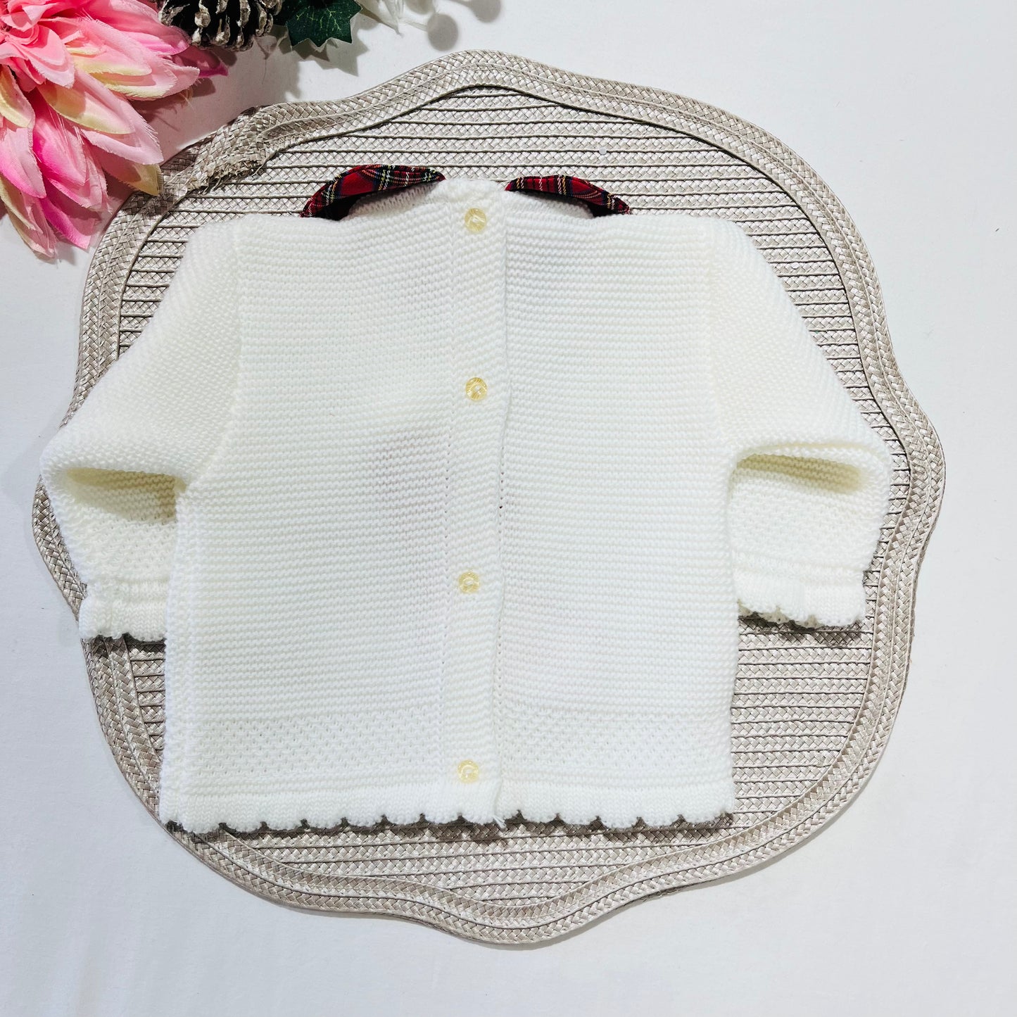 Conjunto Bota em malha para bebé  - 1/3M - Pérola