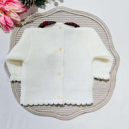 Conjunto Bota em malha para bebé  - 1/3M - Pérola