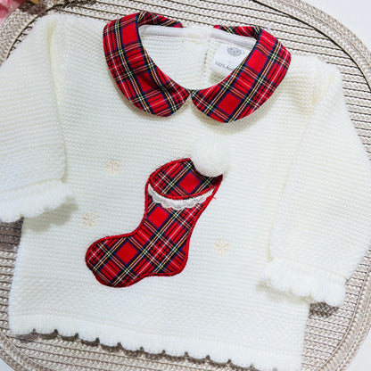 Conjunto Bota em malha para bebé  - 1/3M - Pérola