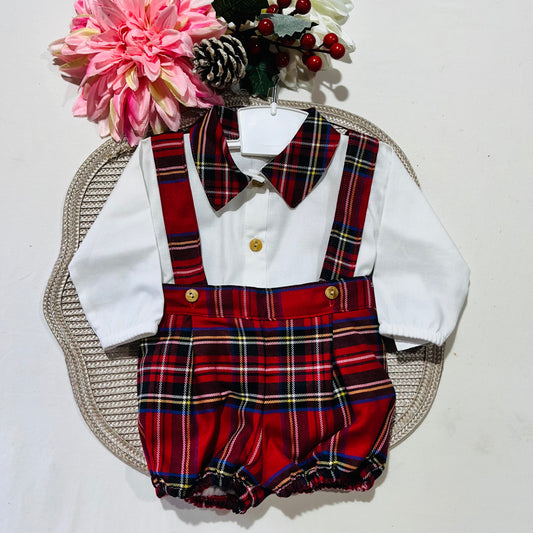 Conjunto de bebé menino - Calção e camisa - 3 aos 12M