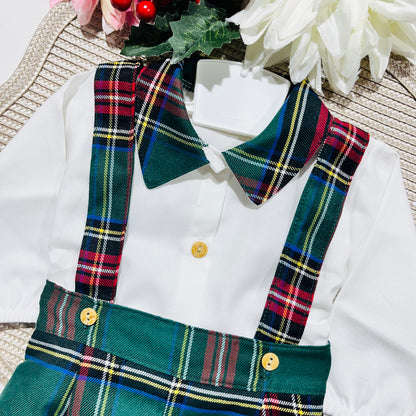 Conjunto de bebé menino - Calção e camisa - 3 aos 12M