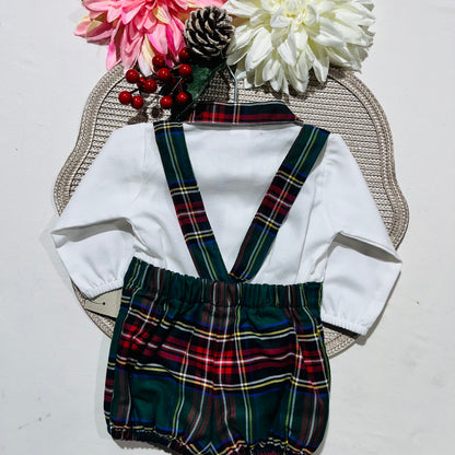 Conjunto de bebé menino - Calção e camisa - 3 aos 12M