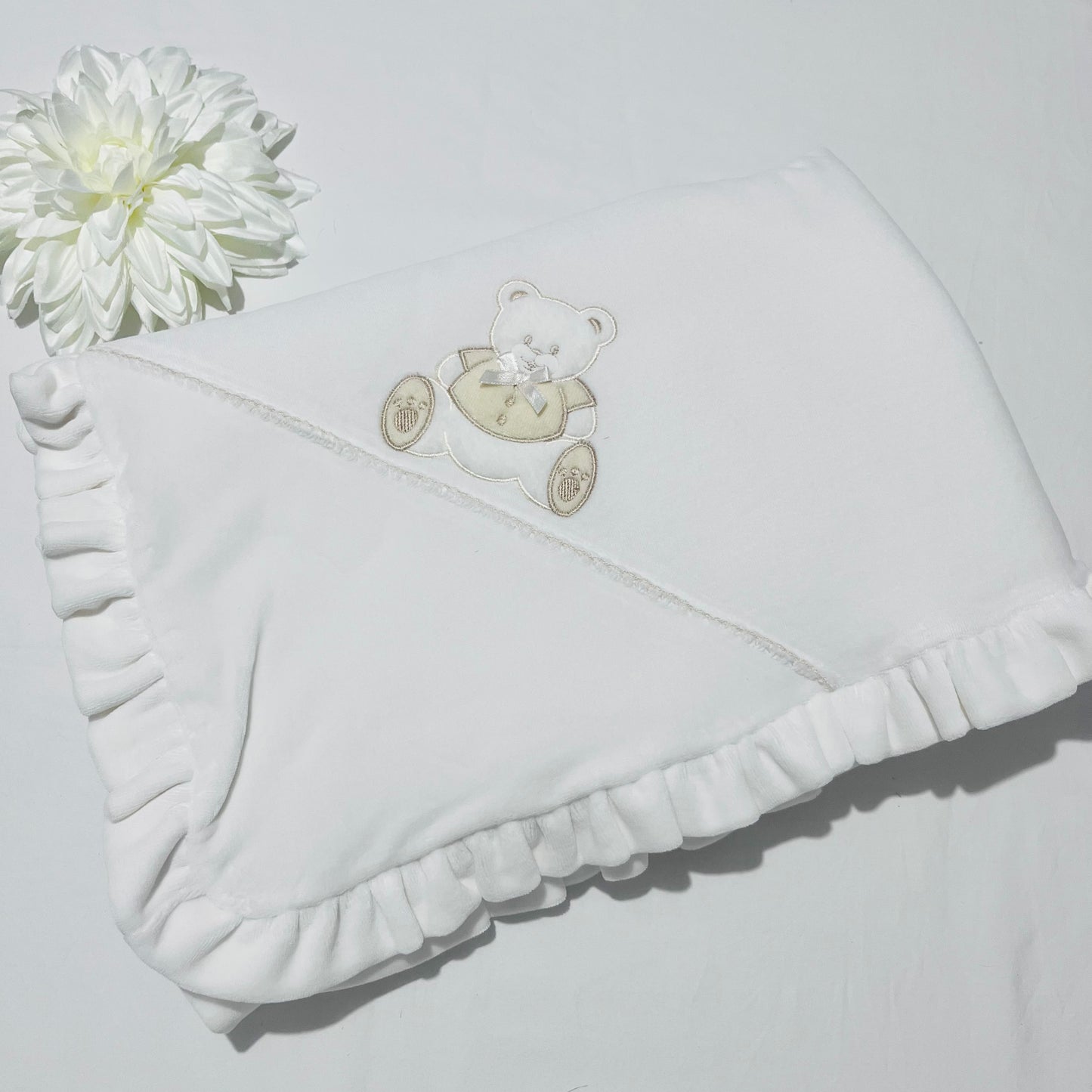 Conjunto de Manta e Babygrow Urso