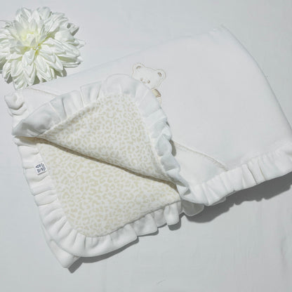 Conjunto de Manta e Babygrow Urso