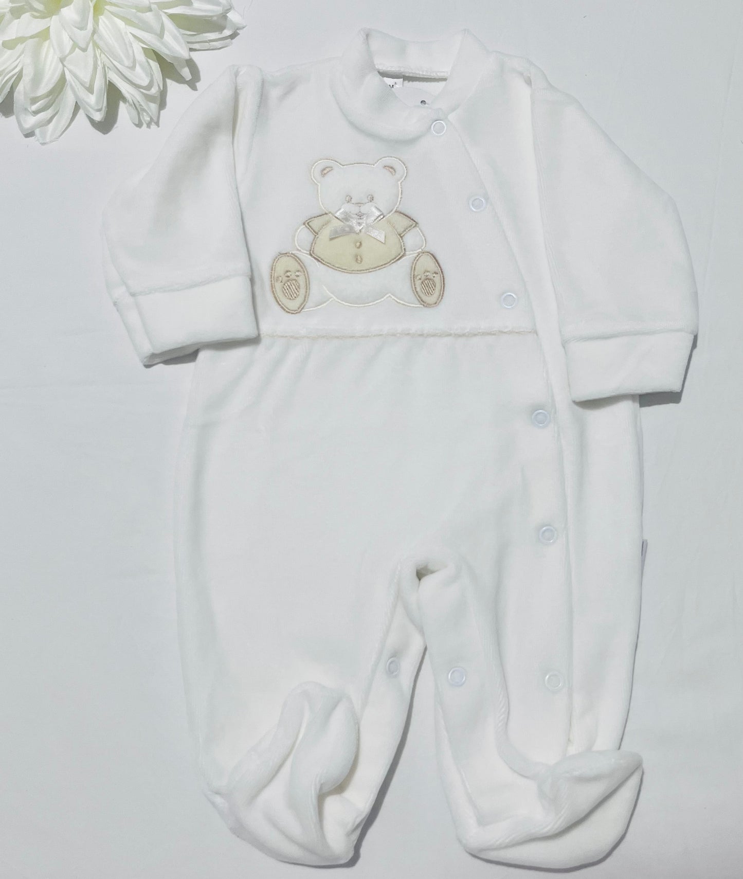 Conjunto de Manta e Babygrow Urso