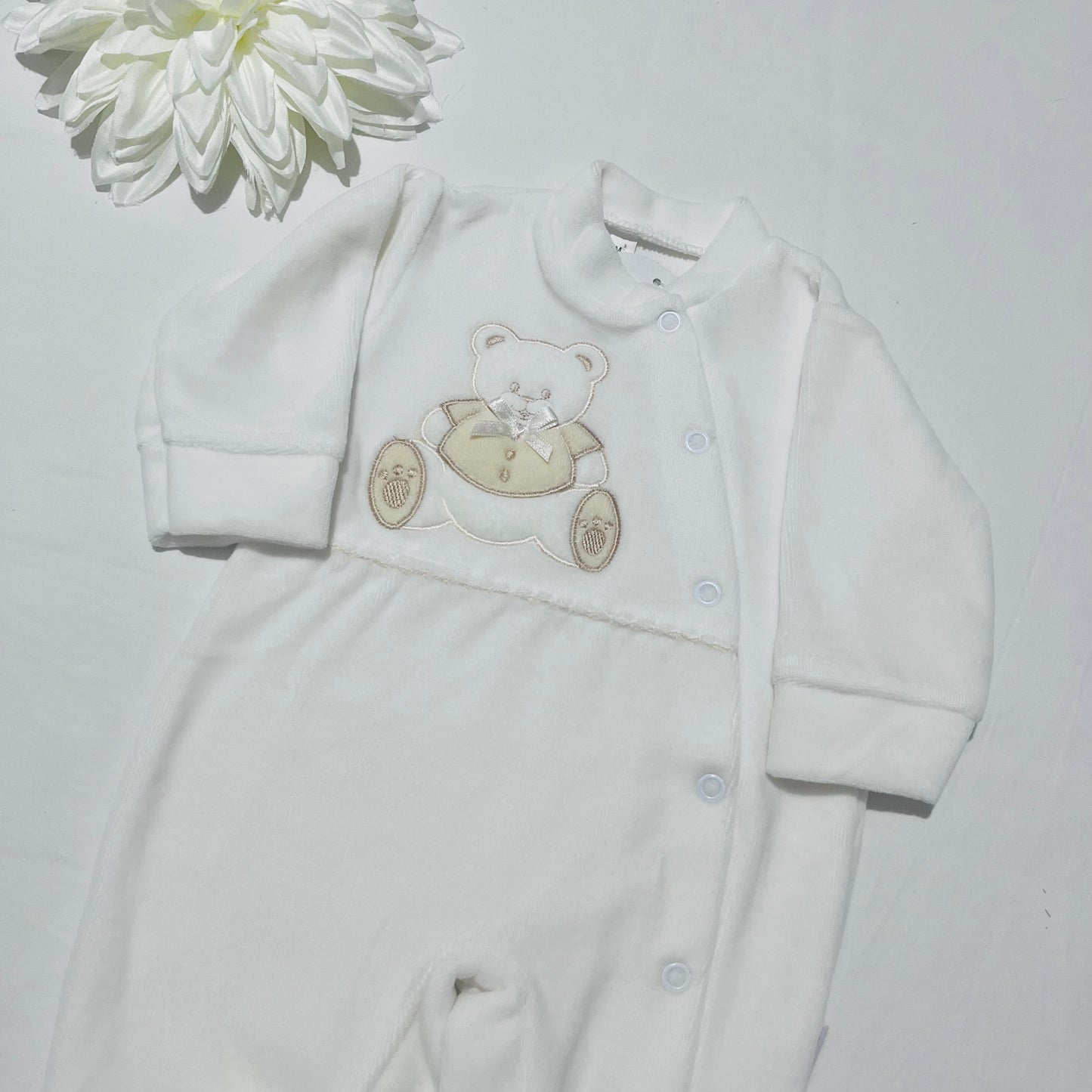 Conjunto de Manta e Babygrow Urso