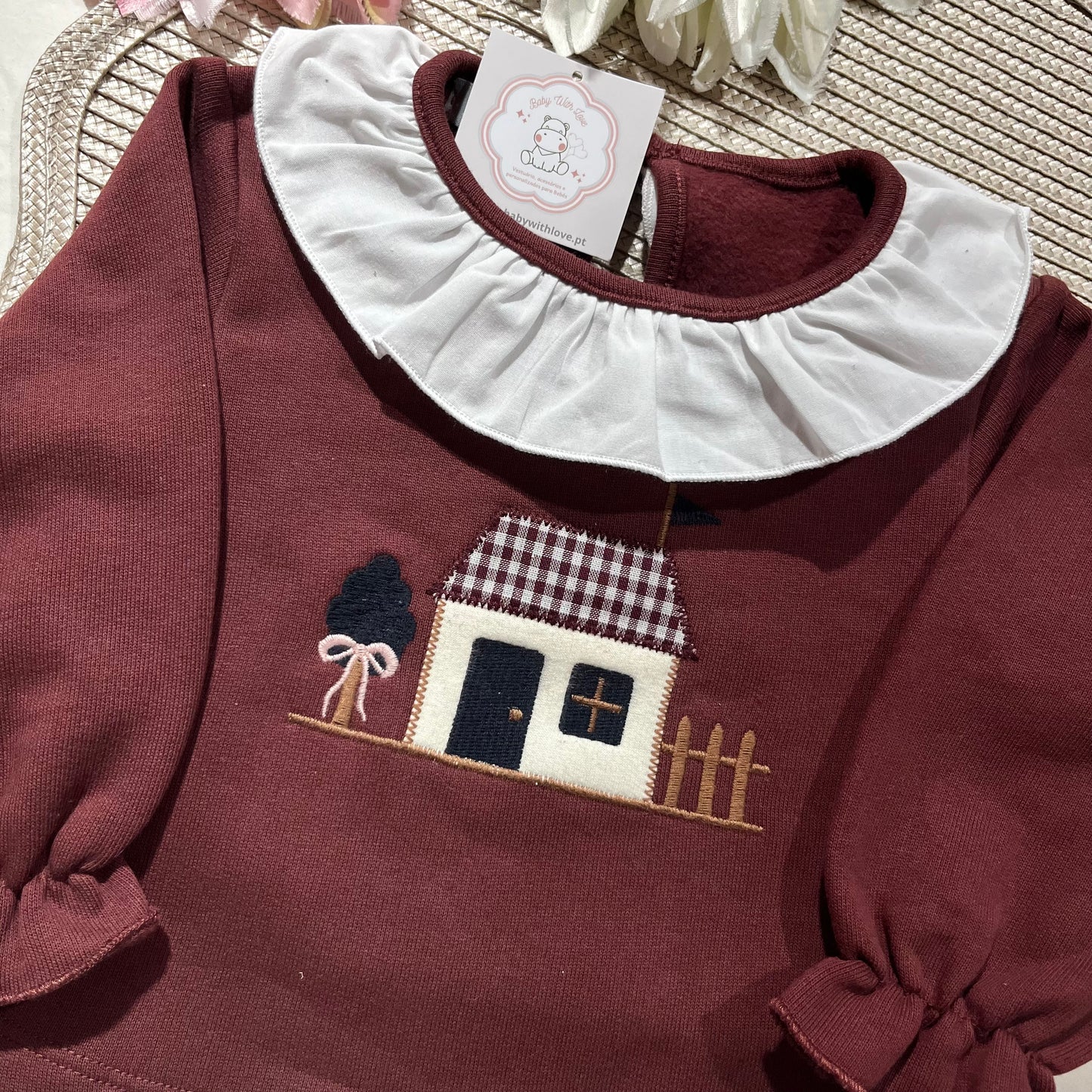 Conjunto Casinha para bebé - 6 aos 24M - Bordou