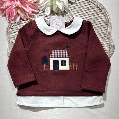 Conjunto Casinha para bebé - 6 aos 24M - Bordou