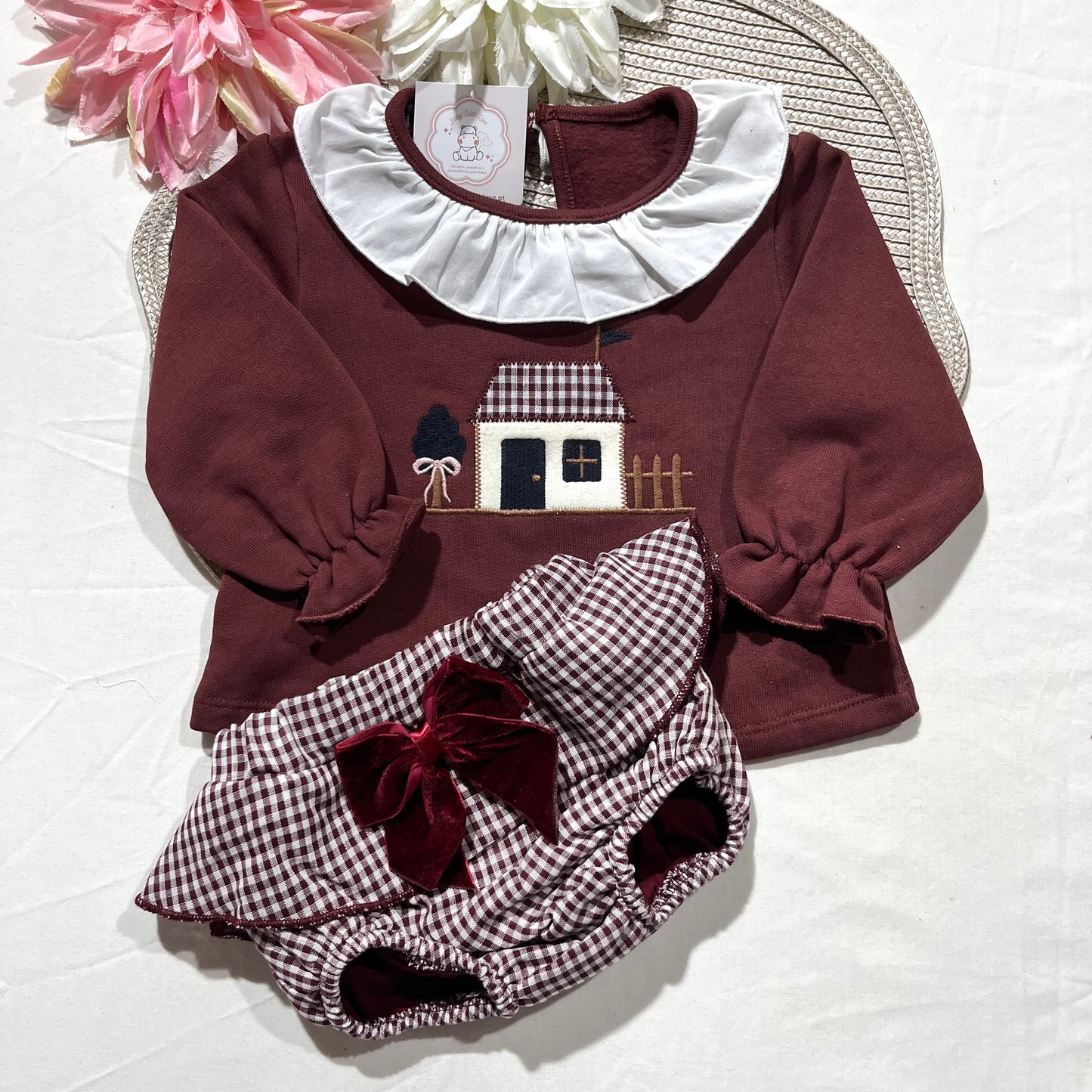 Conjunto Casinha para bebé - 6 aos 24M - Bordou