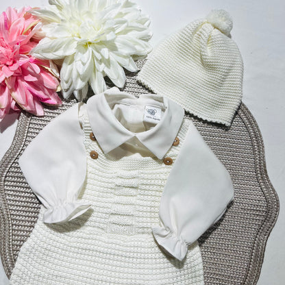 Conjunto de bebé - 3 peças - 1/3M - Pérola