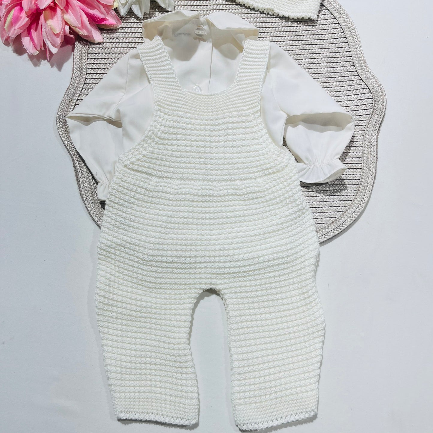 Conjunto de bebé - 3 peças - 1/3M - Pérola