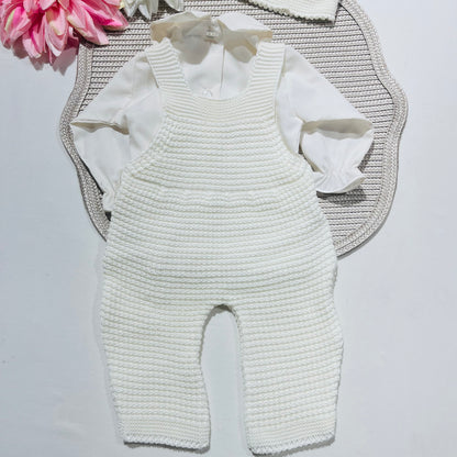 Conjunto de bebé - 3 peças - 1/3M - Pérola