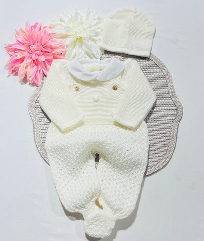 Conjunto Arco-iris  para bebé - 3 peças - 0/3M - Pérola