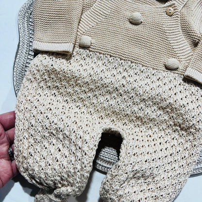 Conjunto Arco-iris  para bebé - 3 peças - 0/3M - Areia