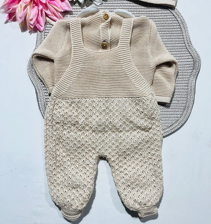 Conjunto Arco-iris  para bebé - 3 peças - 0/3M - Areia