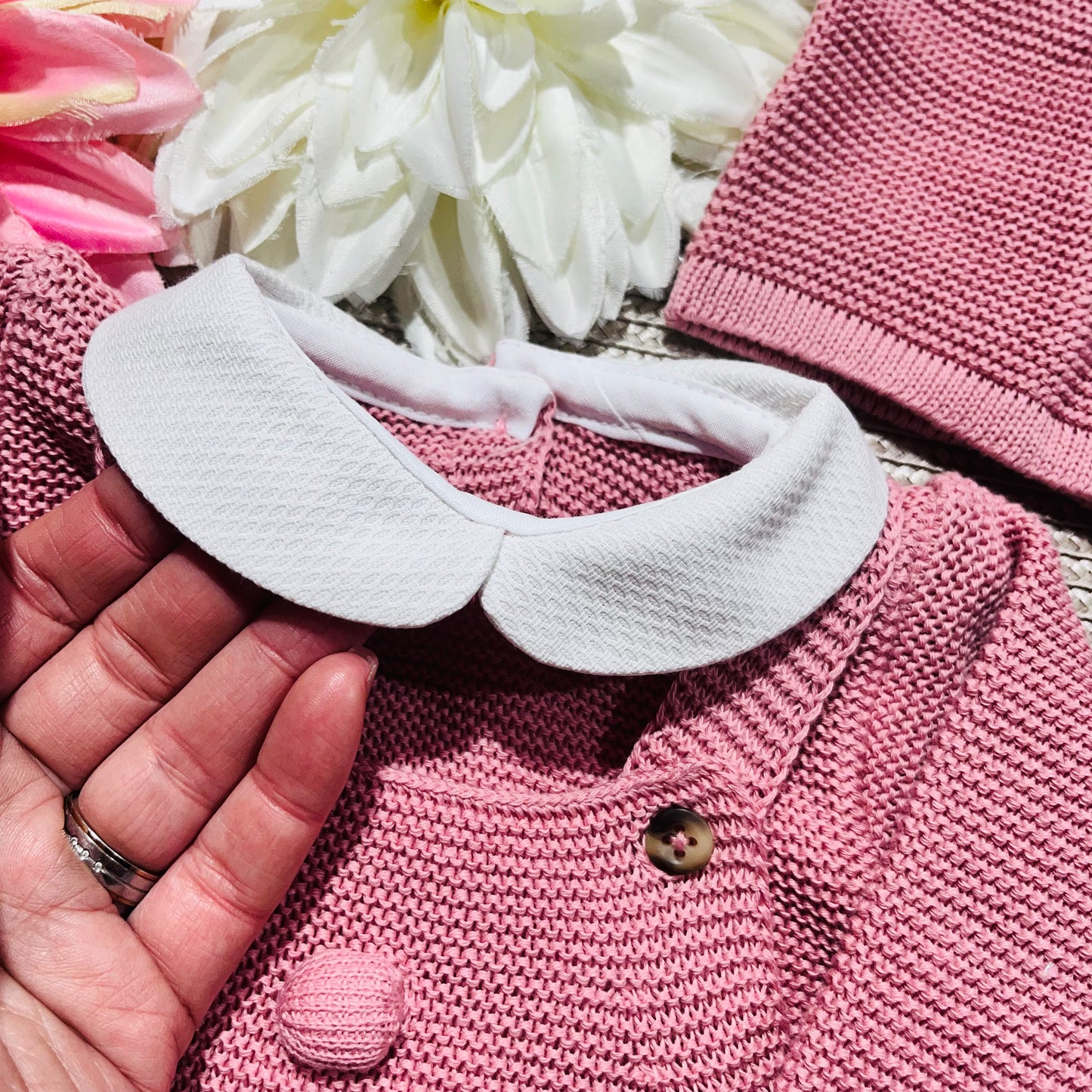 Conjunto Arco-iris  para bebé - 3 peças - 0/3M - Rosa velho