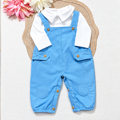 Conjunto para bebé - Diogo - 3 aos 12M - Azul