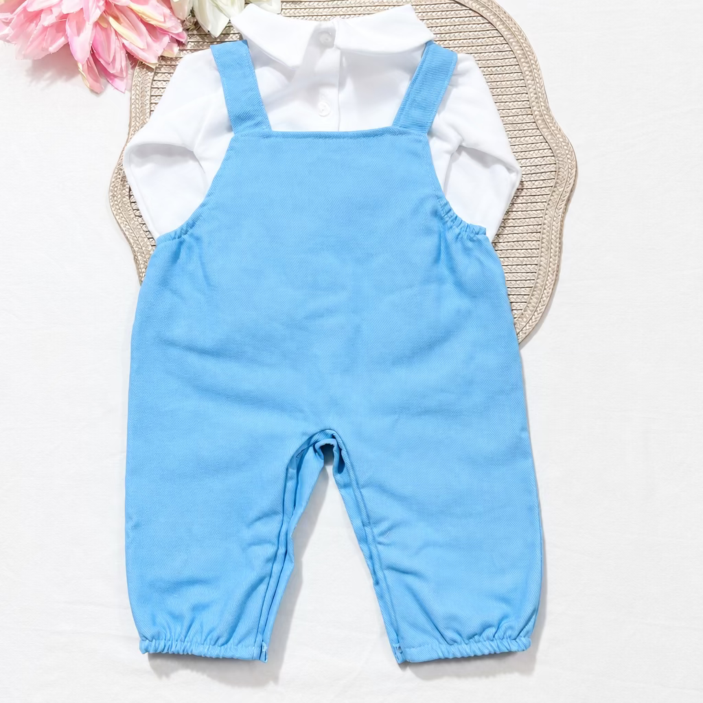 Conjunto para bebé - Diogo - 3 aos 12M - Azul