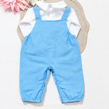 Conjunto para bebé - Diogo - 3 aos 12M - Azul