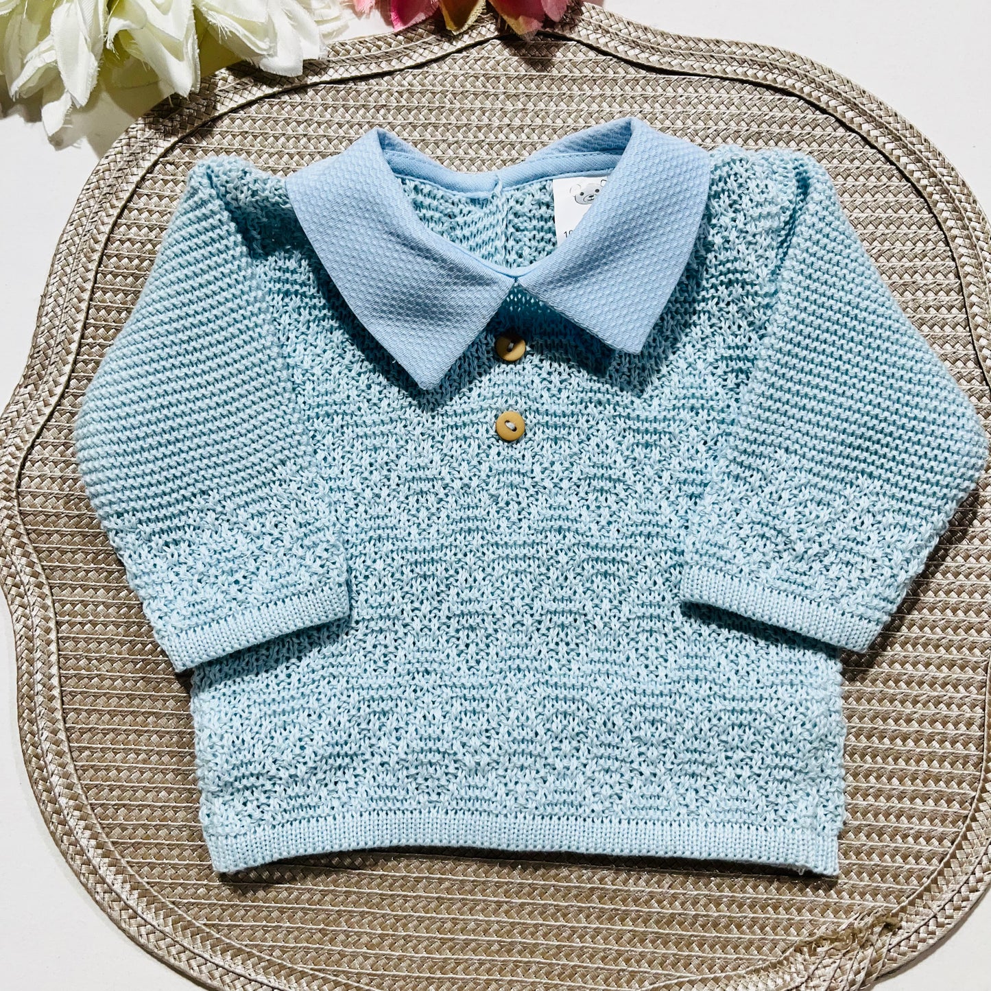 Conjunto Manuel para bebé - 3 Peças - Azul bebé