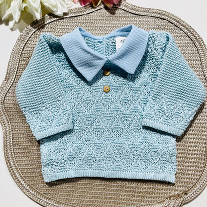 Conjunto Manuel para bebé - 3 Peças - Azul bebé