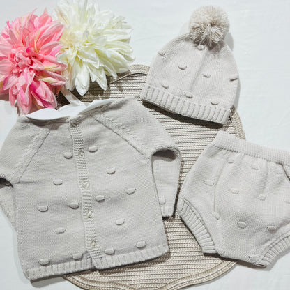 Conjunto em malha para bebé - Mimo - 1 aos 12M