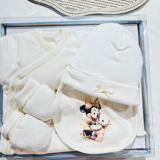 Conjunto interior cardado Amor - 100% algodão bebé - Minnie
