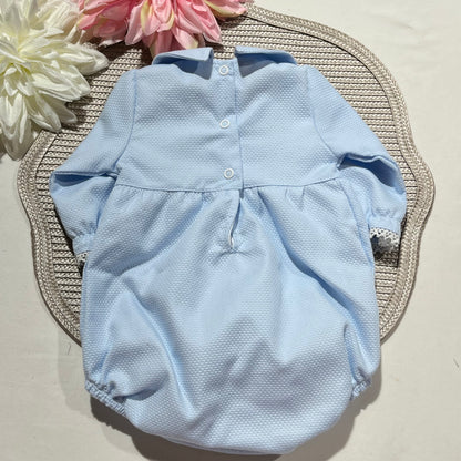 Fofo Mimo em piqué para bebé - 1/3M - Azul bebé