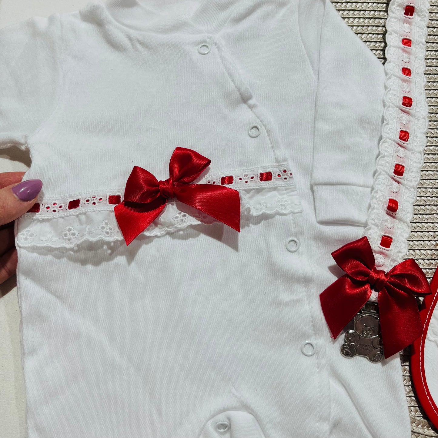 Kit Encanto para bebé - Vermelho